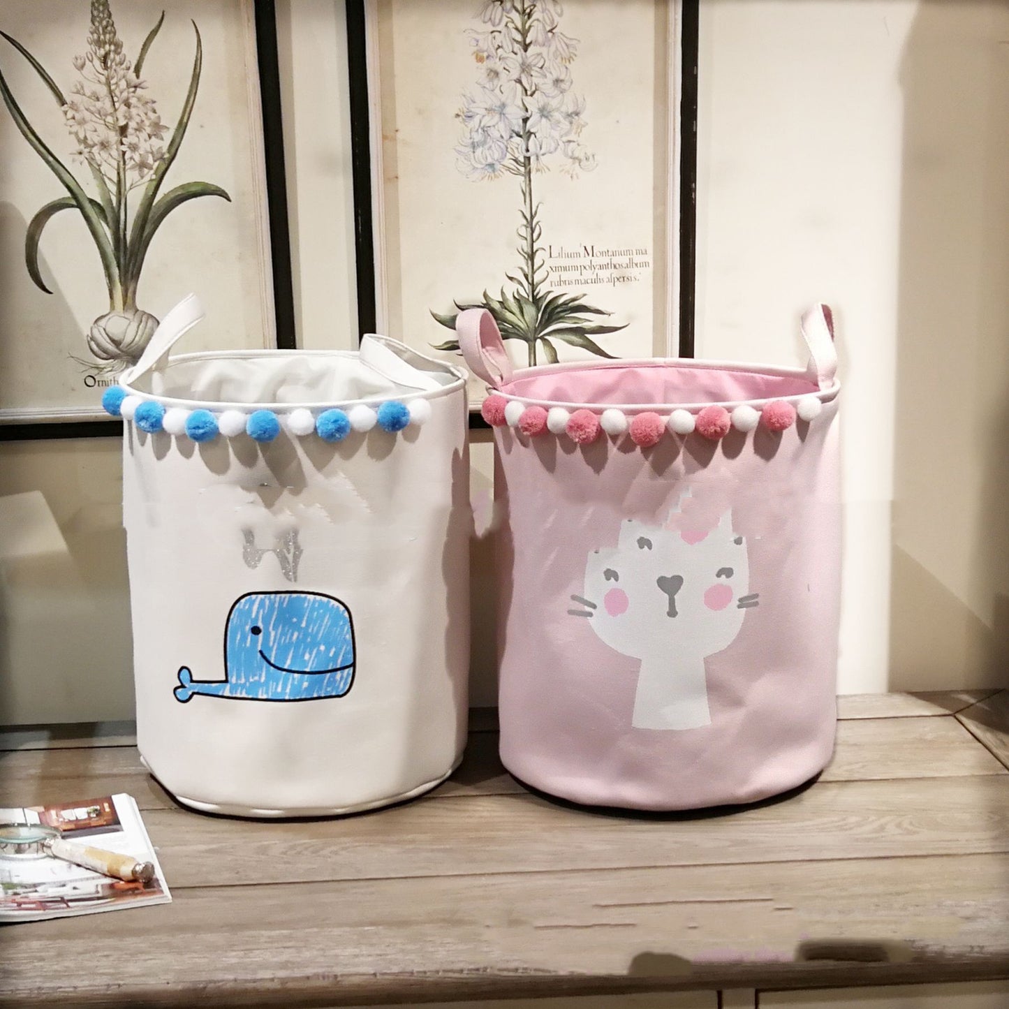 Cute Canvas Toy Storage