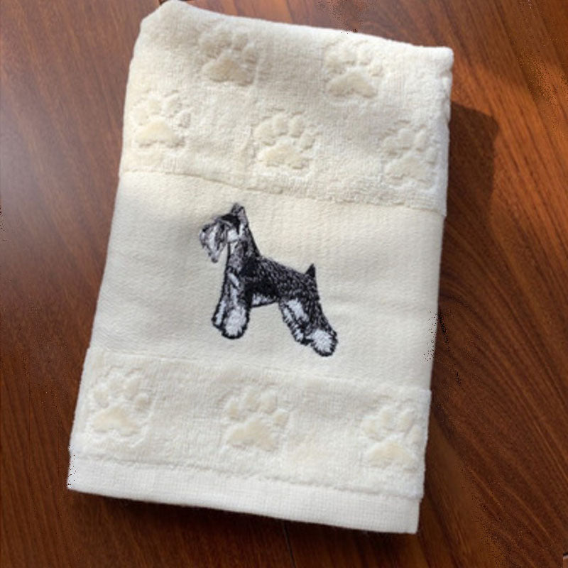 Pawsome: Dog Embroidered Towels