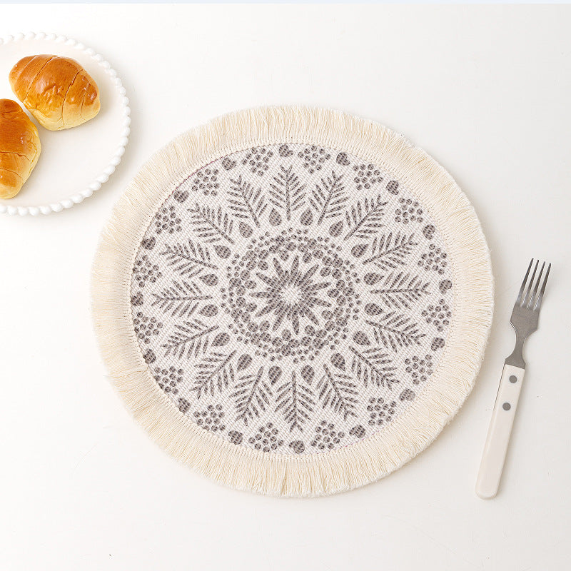 Bohemian Mandala Fabric Placemat