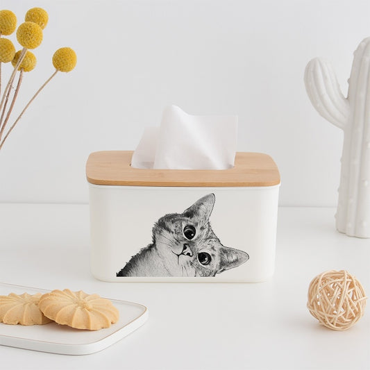 Kitty Comfort: Cat-Themed Tissue Box