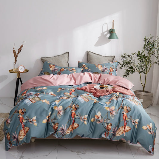 Vibrant Dreams: Colourful Patterned Bedding Set