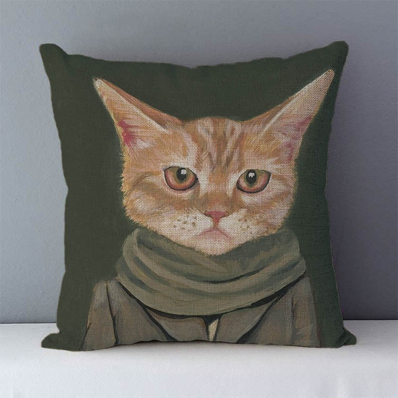 Funny Cat Cushion Cases