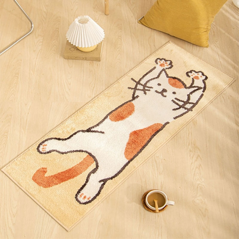 Cute Cartoon Pattern Bedside Rug