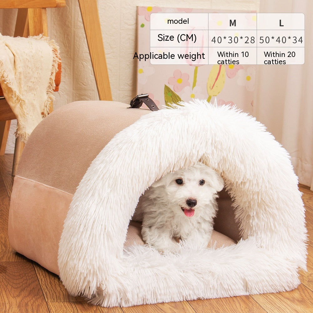 Cozy Haven Plush Pet Bed