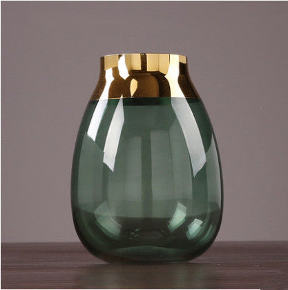 Smoky Haze Glass Vase