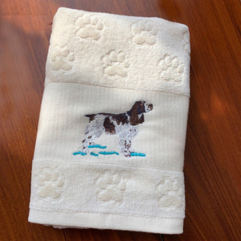 Pawsome: Dog Embroidered Towels