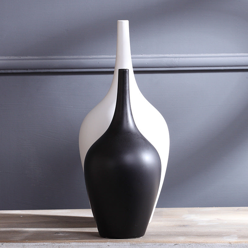 Monochrome Majesty: Tall Vases