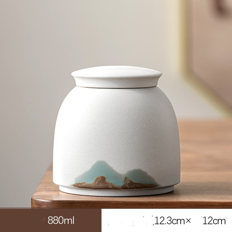 Earthen Brew: Clay Tea Storage Jar