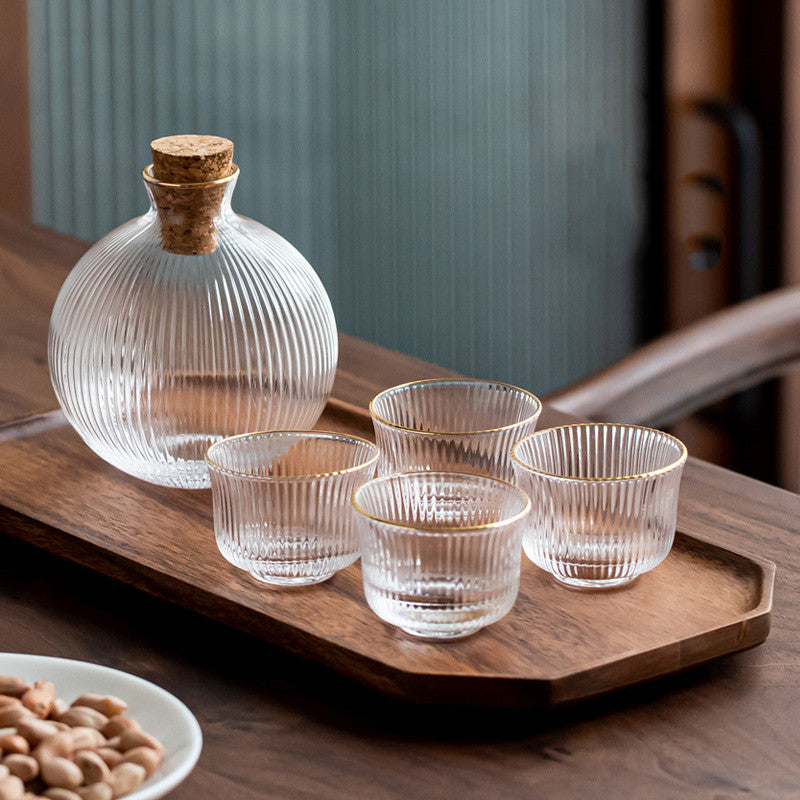 Glass Sake Wine Set