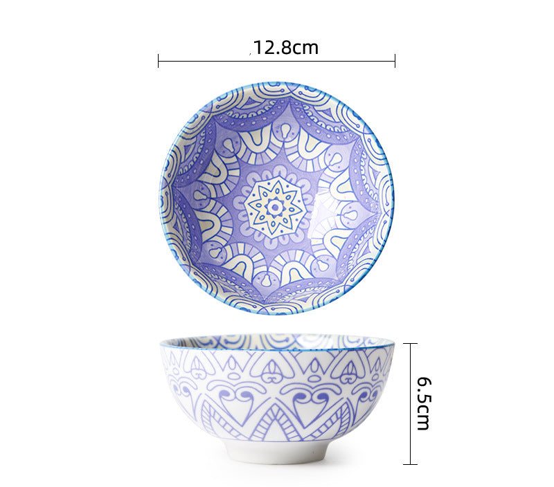Printed Patterned Ceramic Tableware