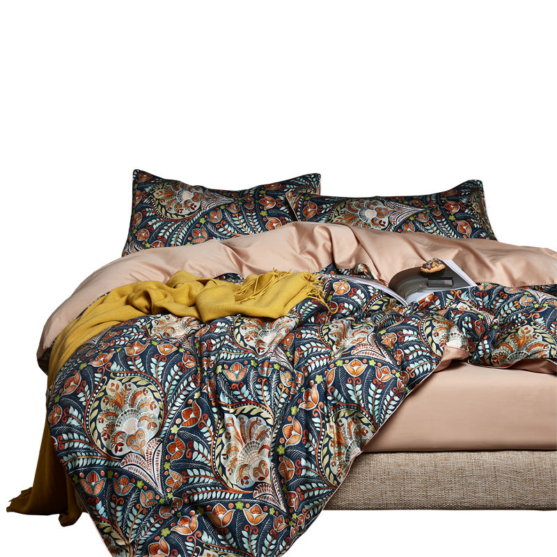 Vibrant Dreams: Colourful Patterned Bedding Set