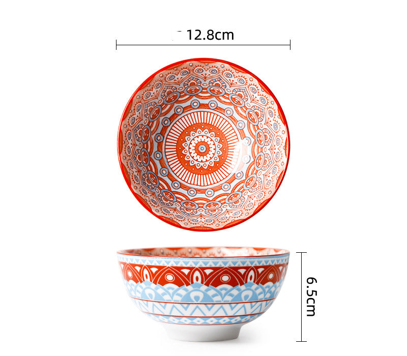 Printed Patterned Ceramic Tableware