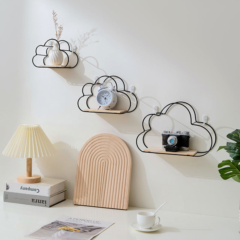 Cloud Haven: Decorative Cloud Shaped Shelf