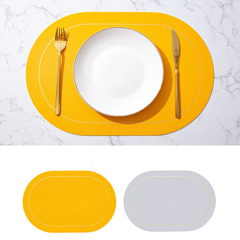 Vibrant Leather Dining Placemat