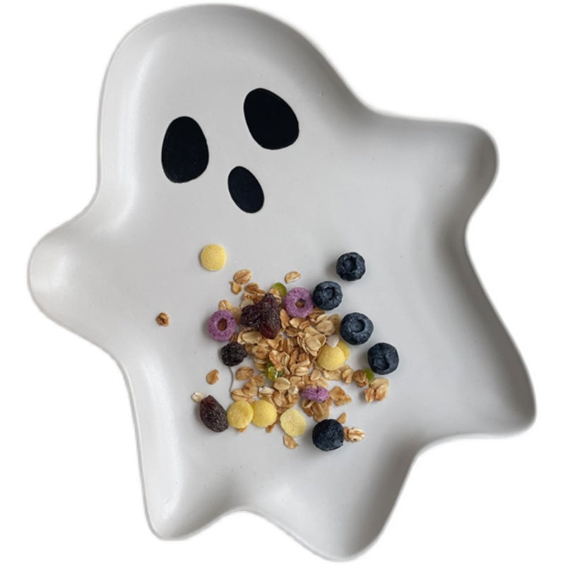 Spectral Sweets: Cute Ghost Shaped Ceramic Dish