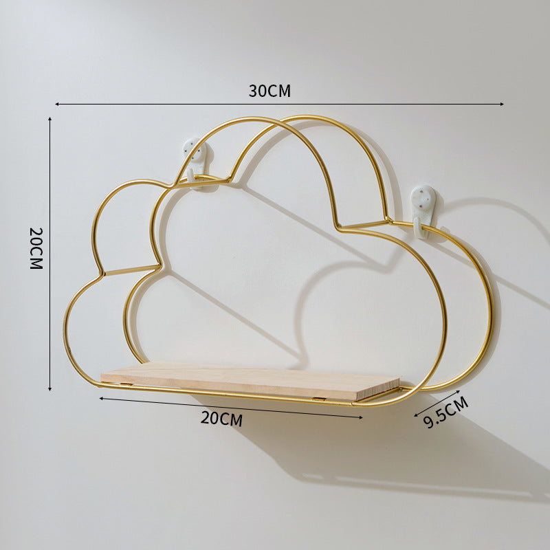 Cloud Haven: Decorative Cloud Shaped Shelf