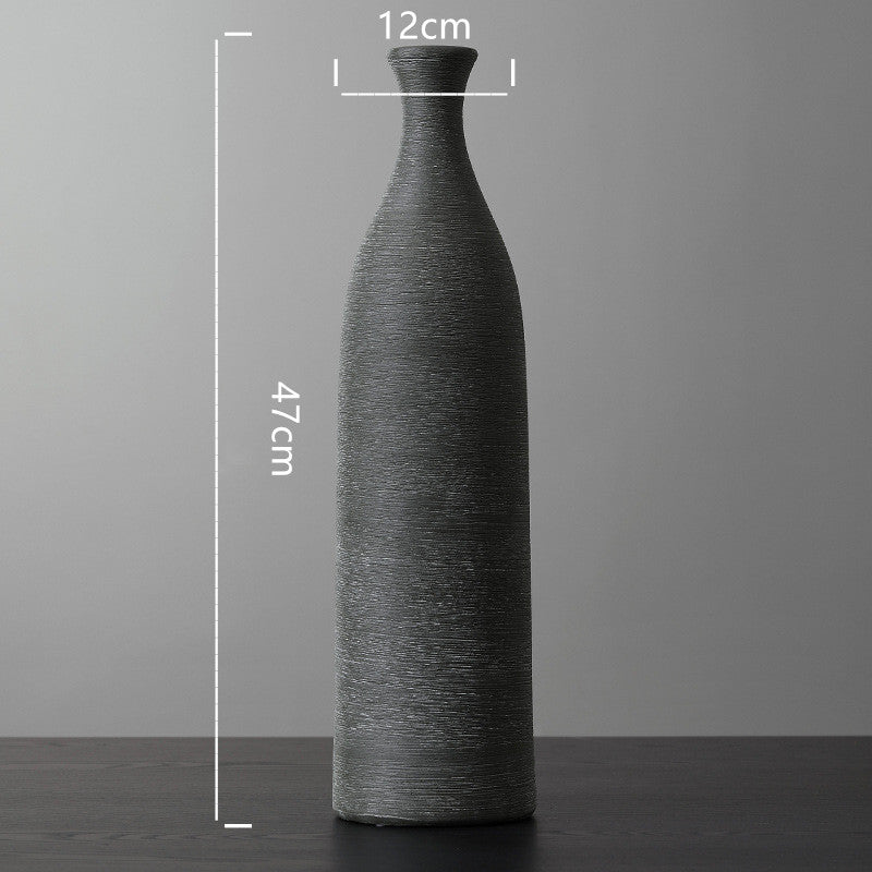 Textured Threads Ceramic Vase