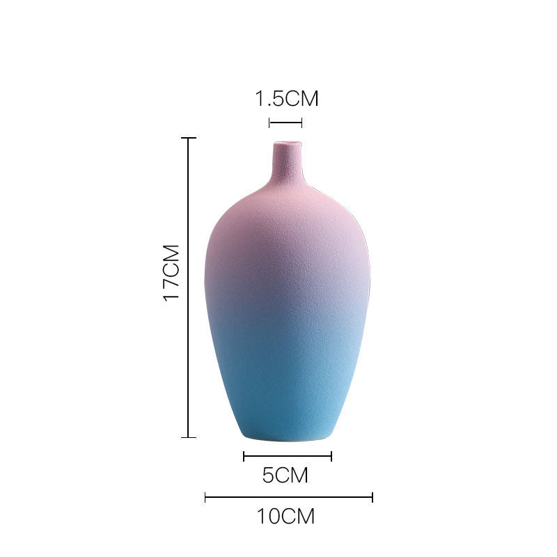 Dream Glaze Pastel Gradient Vase