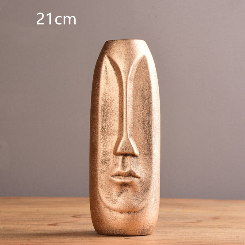 Visage Vase Face-Shaped Vase