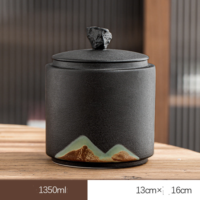 Earthen Brew: Clay Tea Storage Jar