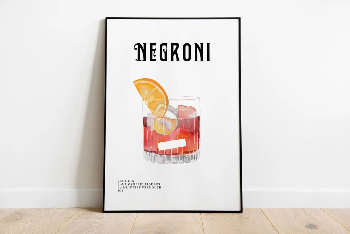 Vintage Spirits: Classic Cocktail Wall Art