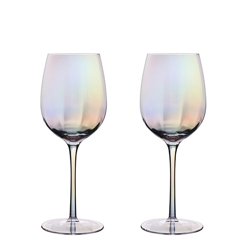 Opulent Aura: Colourful Champagne Glass Set