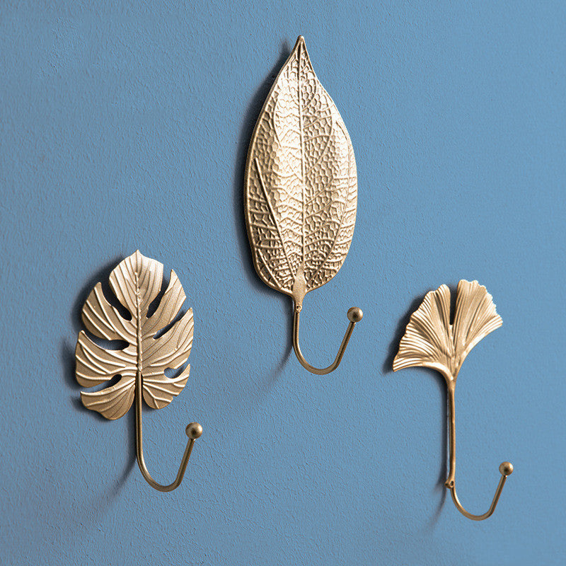 Golden Gleam Retro Wall Hooks