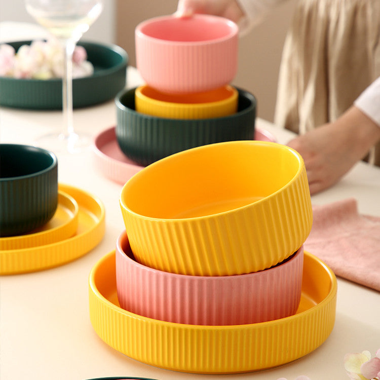 Vibrant Creations: Ceramic Oven Baking Bowls