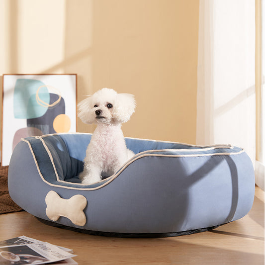 Bone Rest Deluxe Dog Bed