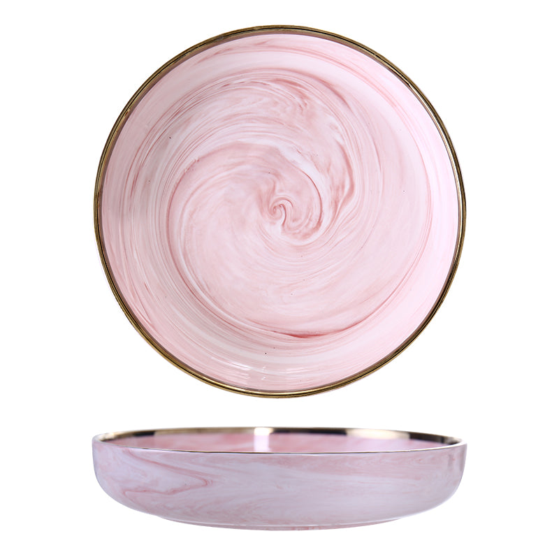 Blushing Marble Ceramic Dinnerware Set