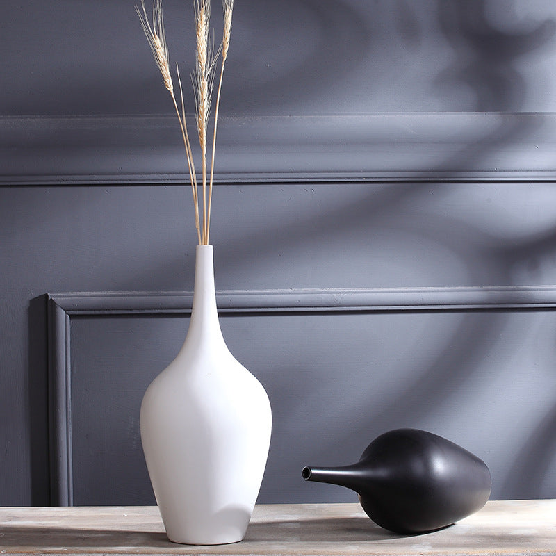 Monochrome Majesty: Tall Vases