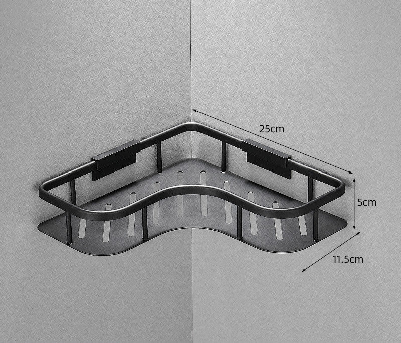 Triangular Corner Bathroom Shelves