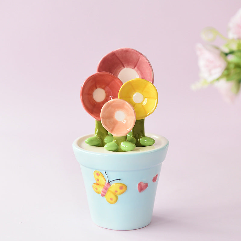 Blossom Measure: Cute Butterfly Flower Baking Measuring Spoon