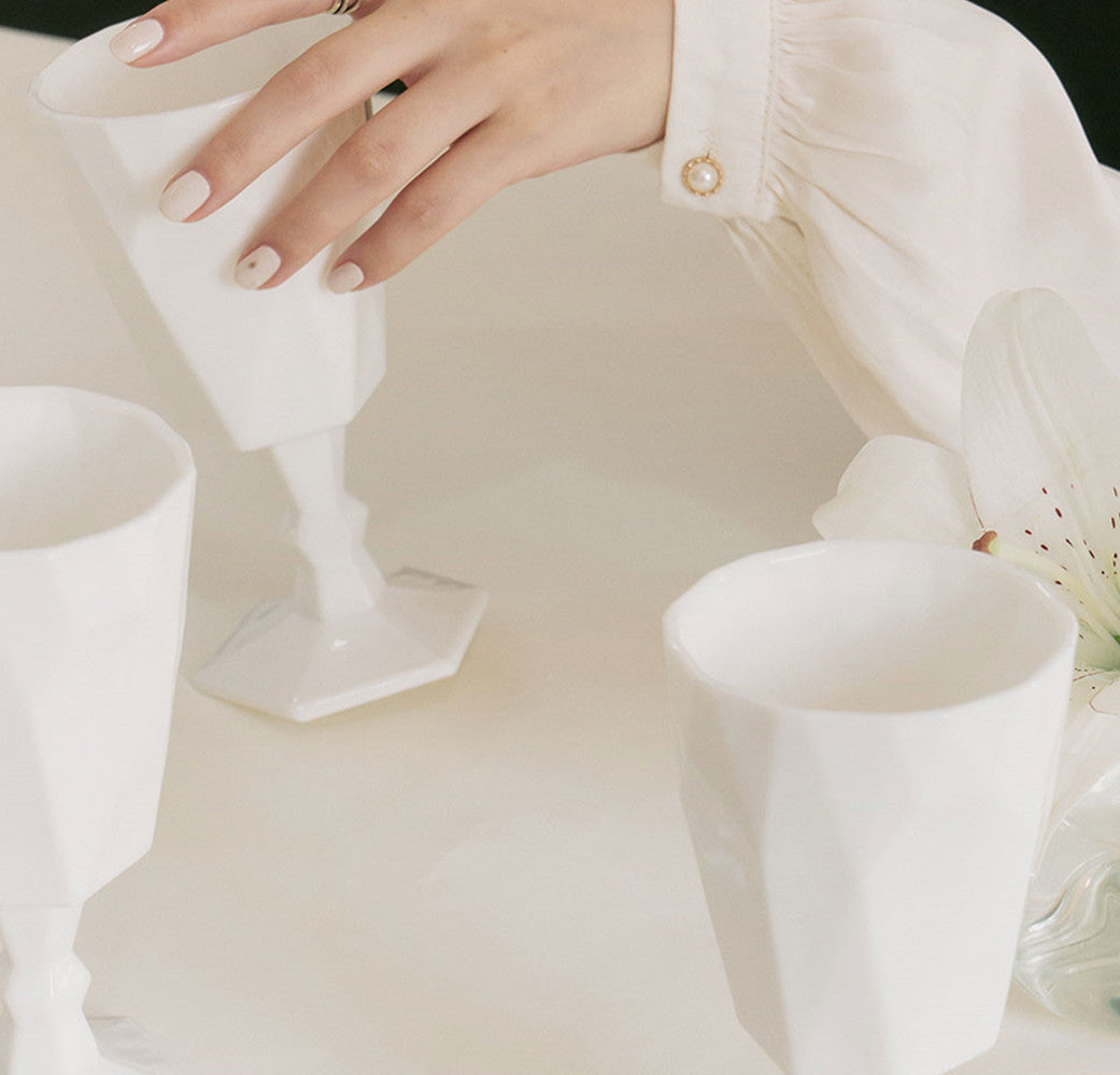 White Jade Wine Goblet