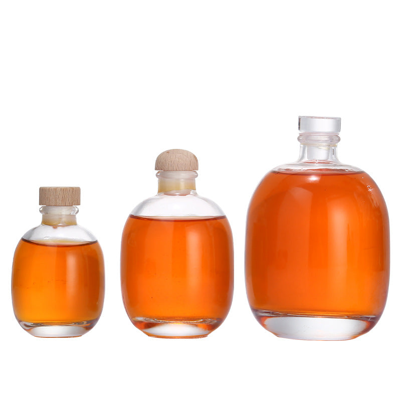 Frosted Glass Oil Bottle