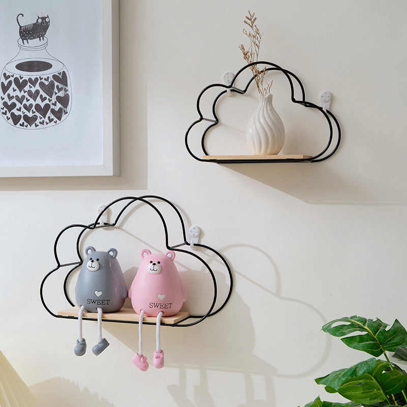 Cloud Haven: Decorative Cloud Shaped Shelf