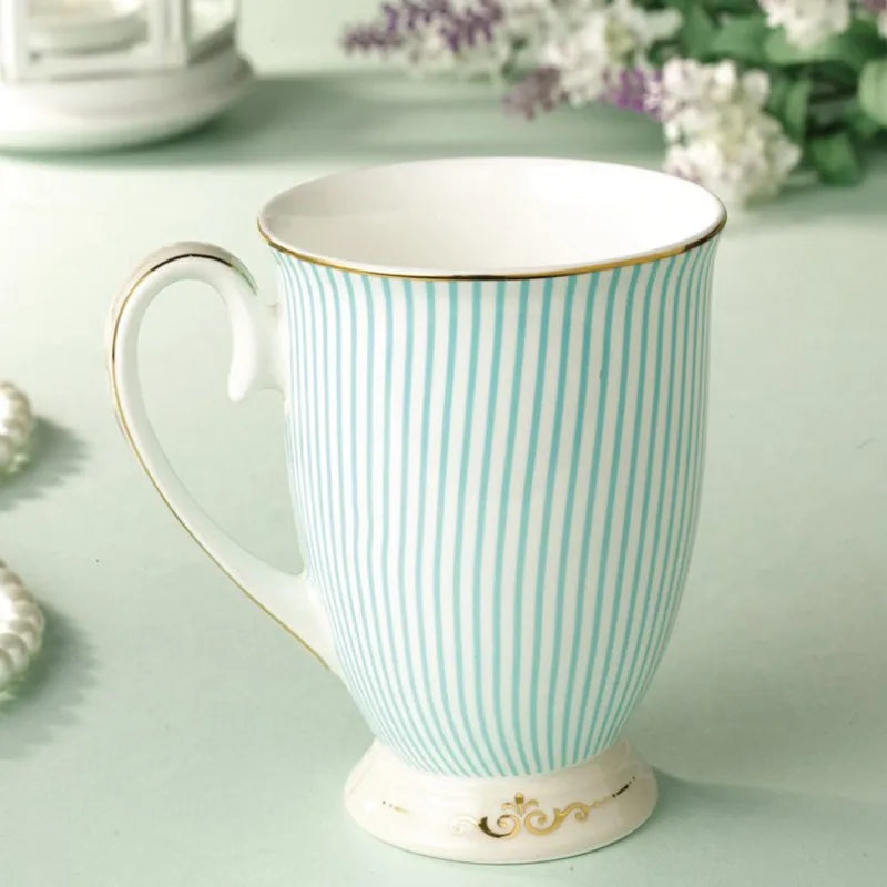 Elegant English Ceramic Tea Cup