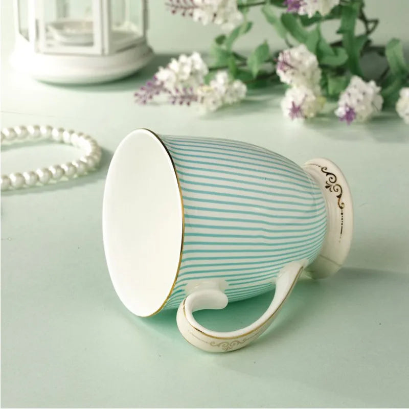 Elegant English Ceramic Tea Cup