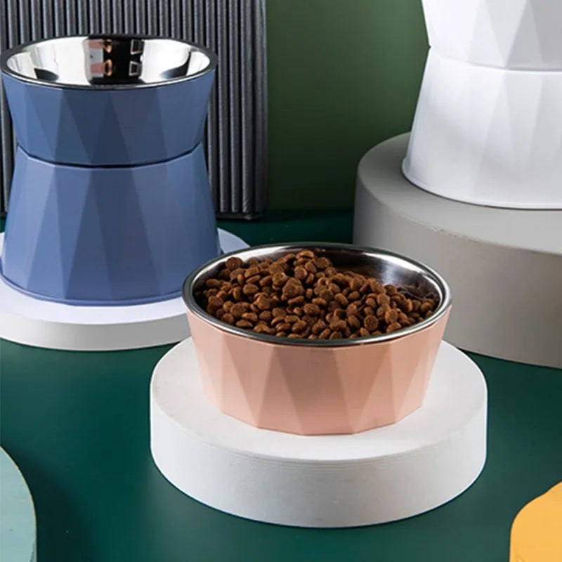 Stainless Paws Elevated Cat & Dog Bowl