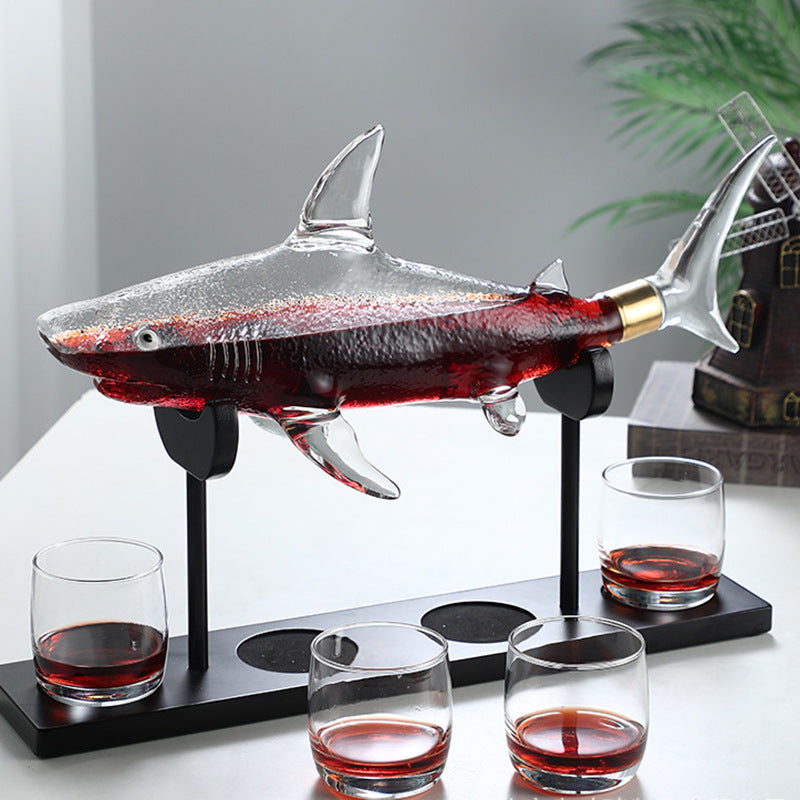 Glass Shark Wine Fermentation Jar