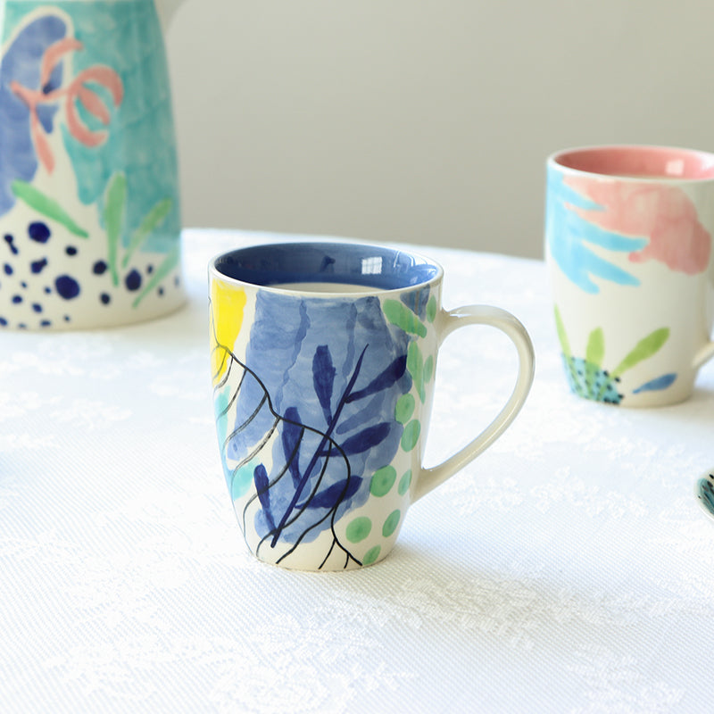 Aquarelle Bliss: Hand Painted Porcelain Tableware