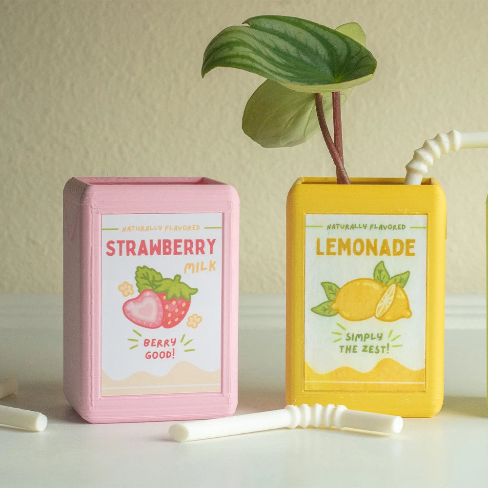 Juicy Ceramique: Petite Juice Box Vases