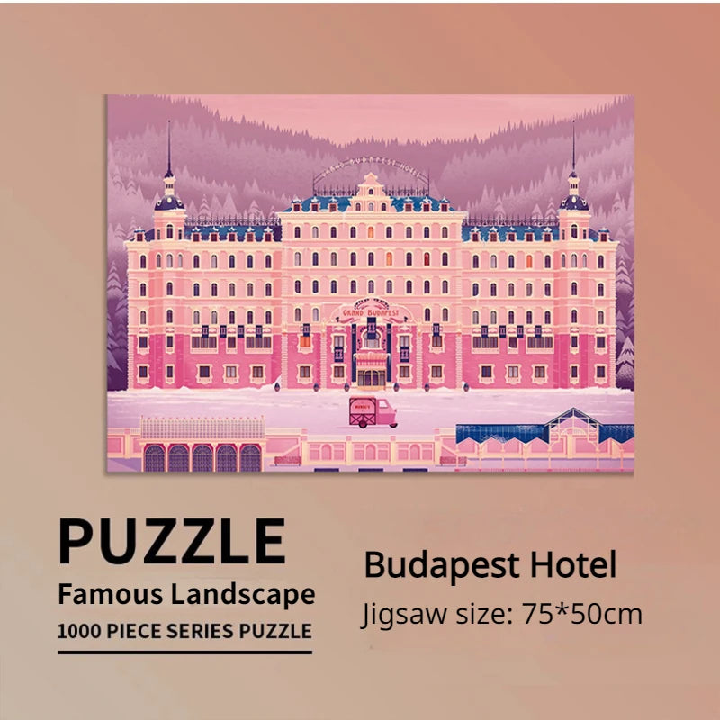 1000-Piece Budapest Hotel Puzzle