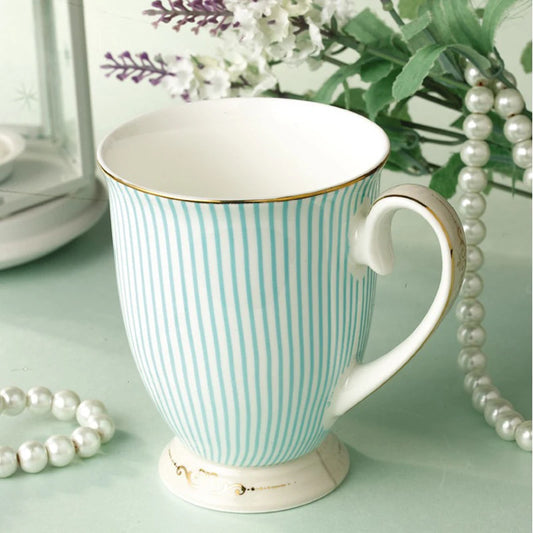 Elegant English Ceramic Tea Cup