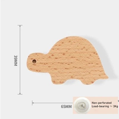 Cute Animal Wooden Wall Hooks