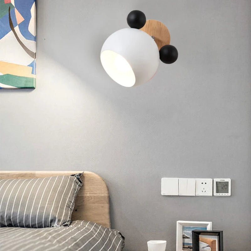 Colourful Glow: Modern Wall Lamp for Kid's Room