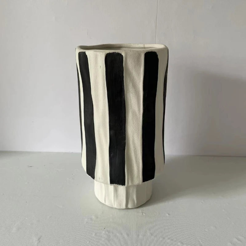 Silhouette Stripe Vases