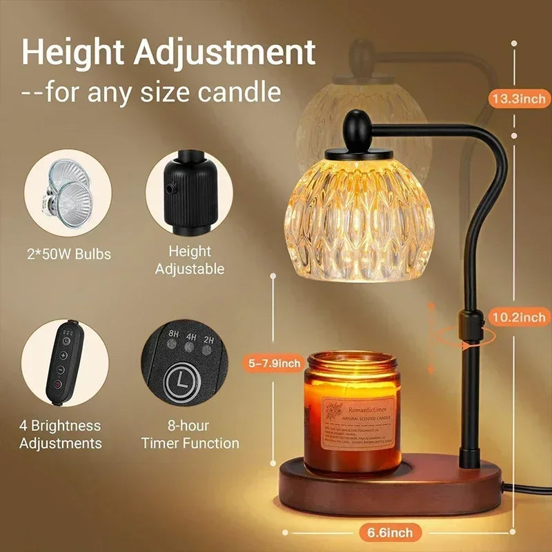 Vintage Glow: Retro-Inspired Lamp Candle Warmer