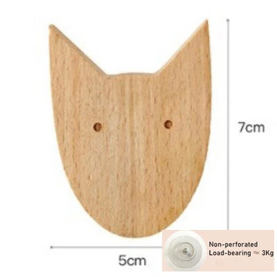 Cute Animal Wooden Wall Hooks