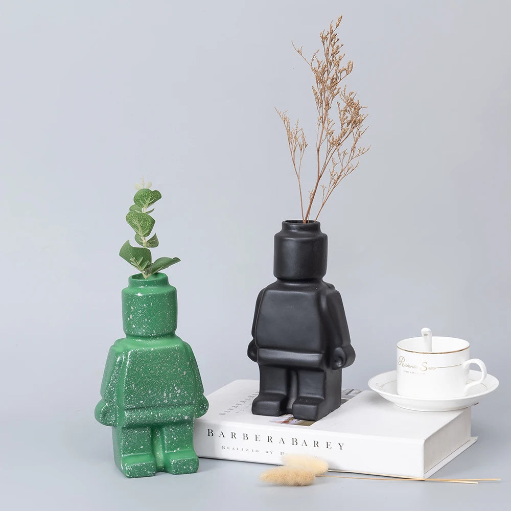 Ceramic Robot Vase